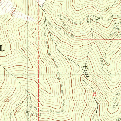 United States Geological Survey Rush Creek Lakes, CA (1982, 24000-Scale) digital map
