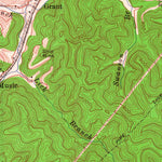 United States Geological Survey Rush, KY (1953, 24000-Scale) digital map
