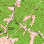 United States Geological Survey Rush, KY (1953, 24000-Scale) digital map