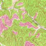 United States Geological Survey Rush, KY (1971, 24000-Scale) digital map
