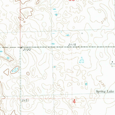 United States Geological Survey Rush Lake, ND (1980, 24000-Scale) digital map