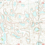 United States Geological Survey Rush Lake, ND (1980, 24000-Scale) digital map