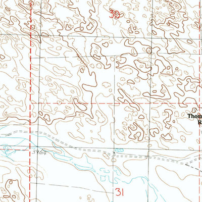 United States Geological Survey Rush Lake, NE (1986, 24000-Scale) digital map