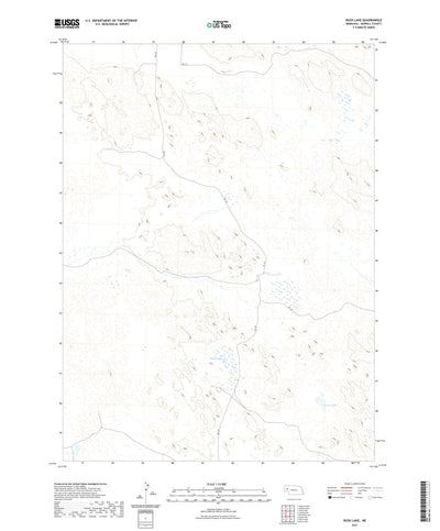 United States Geological Survey Rush Lake, NE (2021, 24000-Scale) digital map