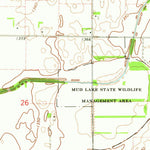 United States Geological Survey Rush Lake West, IA (1971, 24000-Scale) digital map