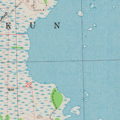 United States Geological Survey Rush Lake, WI (1980, 24000-Scale) digital map