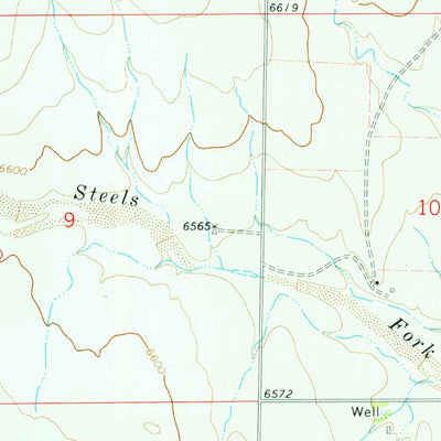 United States Geological Survey Rush NW, CO (1973, 24000-Scale) digital map