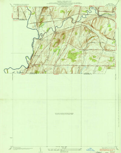 United States Geological Survey Rush, NY (1934, 24000-Scale) digital map