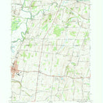 United States Geological Survey Rush, NY (1971, 24000-Scale) digital map