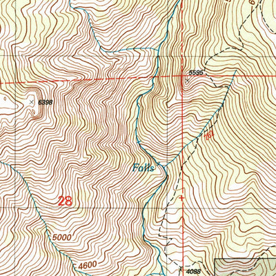 United States Geological Survey Rush Peak, ID (2004, 24000-Scale) digital map