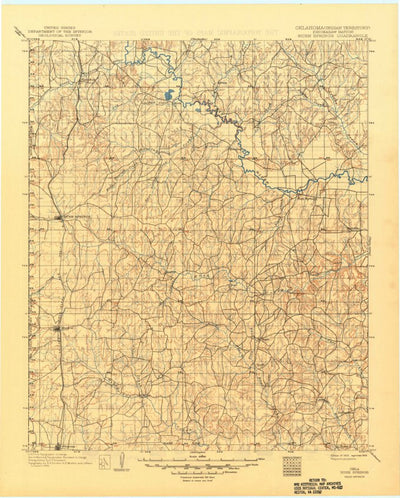 United States Geological Survey Rush Springs, OK (1902, 125000-Scale) digital map