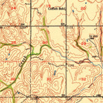 United States Geological Survey Rush Springs, OK (1950, 62500-Scale) digital map
