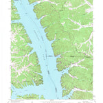 United States Geological Survey Rushing Bay, TN-KY (1950, 24000-Scale) digital map