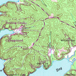 United States Geological Survey Rushing Bay, TN-KY (1950, 24000-Scale) digital map