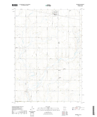 United States Geological Survey Rushmore, MN (2022, 24000-Scale) digital map