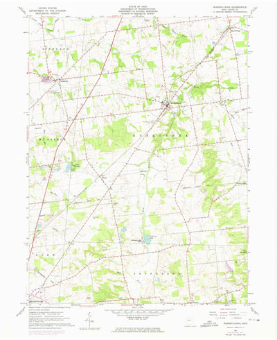 United States Geological Survey Rushsylvania, OH (1961, 24000-Scale) digital map