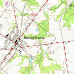United States Geological Survey Rushsylvania, OH (1961, 24000-Scale) digital map