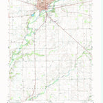 United States Geological Survey Rushville, IN (1959, 24000-Scale) digital map