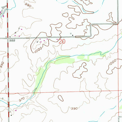 United States Geological Survey Rushville, IN (1959, 24000-Scale) digital map