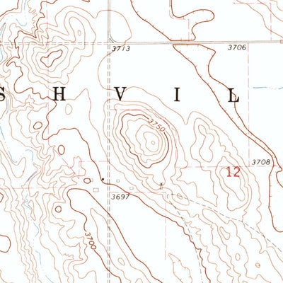 United States Geological Survey Rushville, NE (1966, 24000-Scale) digital map