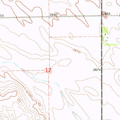 United States Geological Survey Rushville NE, NE (1969, 24000-Scale) digital map