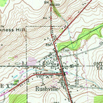 United States Geological Survey Rushville, NY (1952, 24000-Scale) digital map