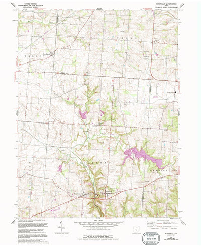 United States Geological Survey Rushville, OH (1961, 24000-Scale) digital map