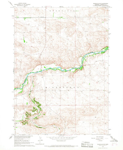 United States Geological Survey Rushville SW, NE (1966, 24000-Scale) digital map