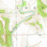 United States Geological Survey Rusk, IN (1978, 24000-Scale) digital map