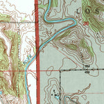 United States Geological Survey Rusk, IN (1993, 24000-Scale) digital map
