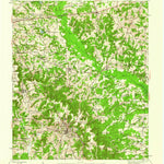 United States Geological Survey Rusk, TX (1943, 62500-Scale) digital map