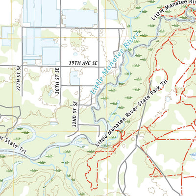 United States Geological Survey Ruskin, FL (2021, 24000-Scale) digital map