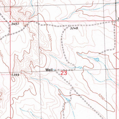 United States Geological Survey Ruskosky Ridge, MT (1980, 24000-Scale) digital map