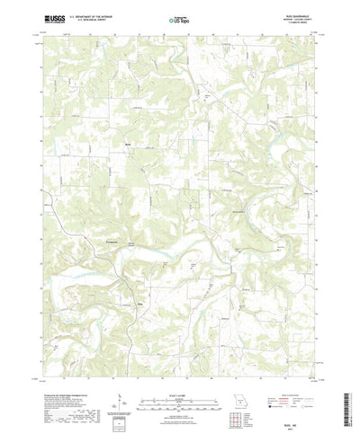 United States Geological Survey Russ, MO (2021, 24000-Scale) digital map