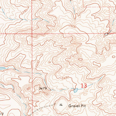 United States Geological Survey Russell Chapel, MT (1970, 24000-Scale) digital map
