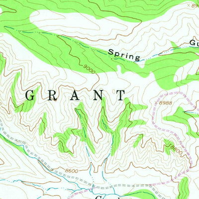 United States Geological Survey Russell, CO (1967, 24000-Scale) digital map