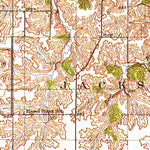 United States Geological Survey Russell, IA (1935, 62500-Scale) digital map