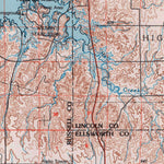 United States Geological Survey Russell, KS (1985, 100000-Scale) digital map