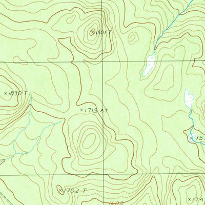 United States Geological Survey Russell Mountain, ME (1989, 24000-Scale) digital map