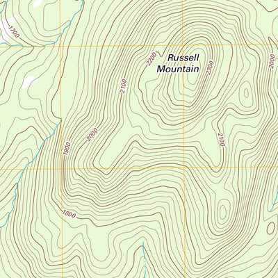 United States Geological Survey Russell Mountain, ME (2011, 24000-Scale) digital map