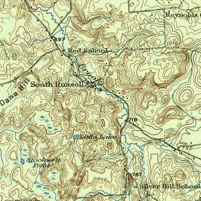 United States Geological Survey Russell, NY (1918, 62500-Scale) digital map
