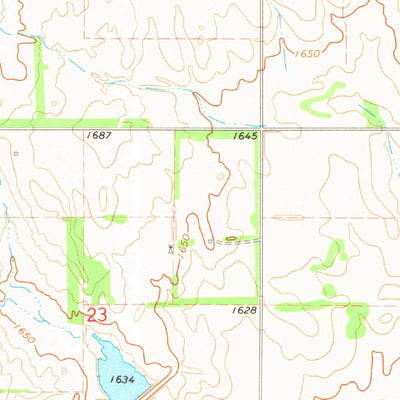 United States Geological Survey Russell, OK (1971, 24000-Scale) digital map