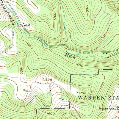 United States Geological Survey Russell, PA-NY (1954, 24000-Scale) digital map