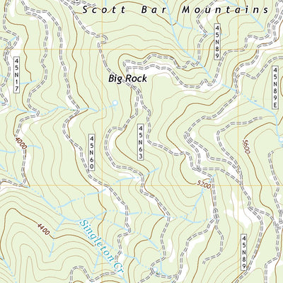 United States Geological Survey Russell Peak, CA (2022, 24000-Scale) digital map