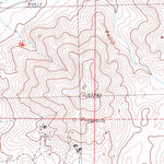 United States Geological Survey Russell Peak, NV (1986, 24000-Scale) digital map