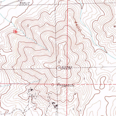 United States Geological Survey Russell Peak, NV (1986, 24000-Scale) digital map