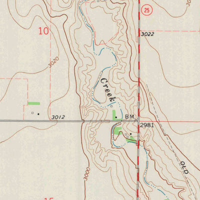 United States Geological Survey Russell Springs, KS (1972, 24000-Scale) digital map