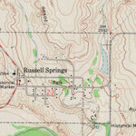 United States Geological Survey Russell Springs, KS (1972, 24000-Scale) digital map