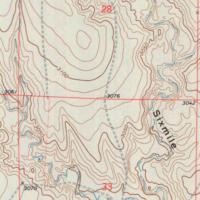 United States Geological Survey Russell Springs NE, KS (1972, 24000-Scale) digital map