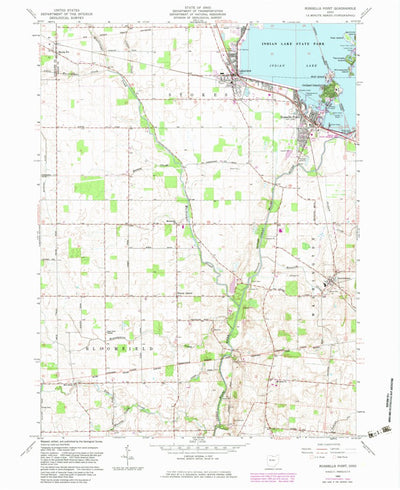 United States Geological Survey Russells Point, OH (1961, 24000-Scale) digital map